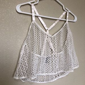 ❌SOLD❌ Crochet VS Crop Top